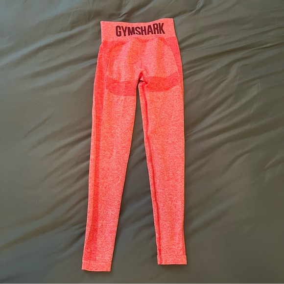 Red Gymshark Leggings - like new - Picture 2 of 5